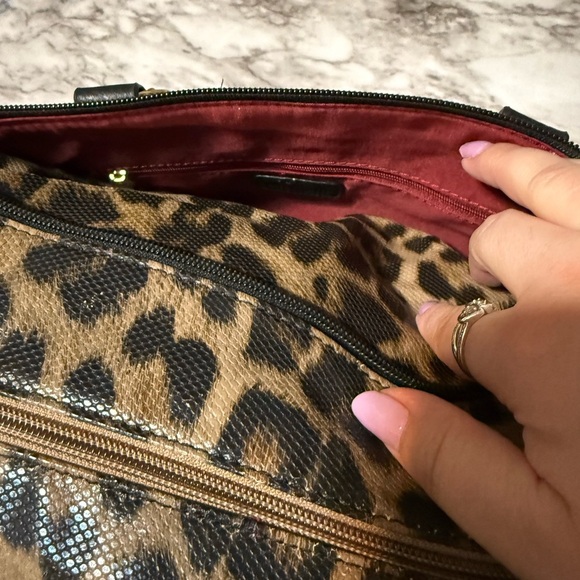 Black and Tan Shoulder Bag with Animal Print Fiorelli - Picture 5 of 10